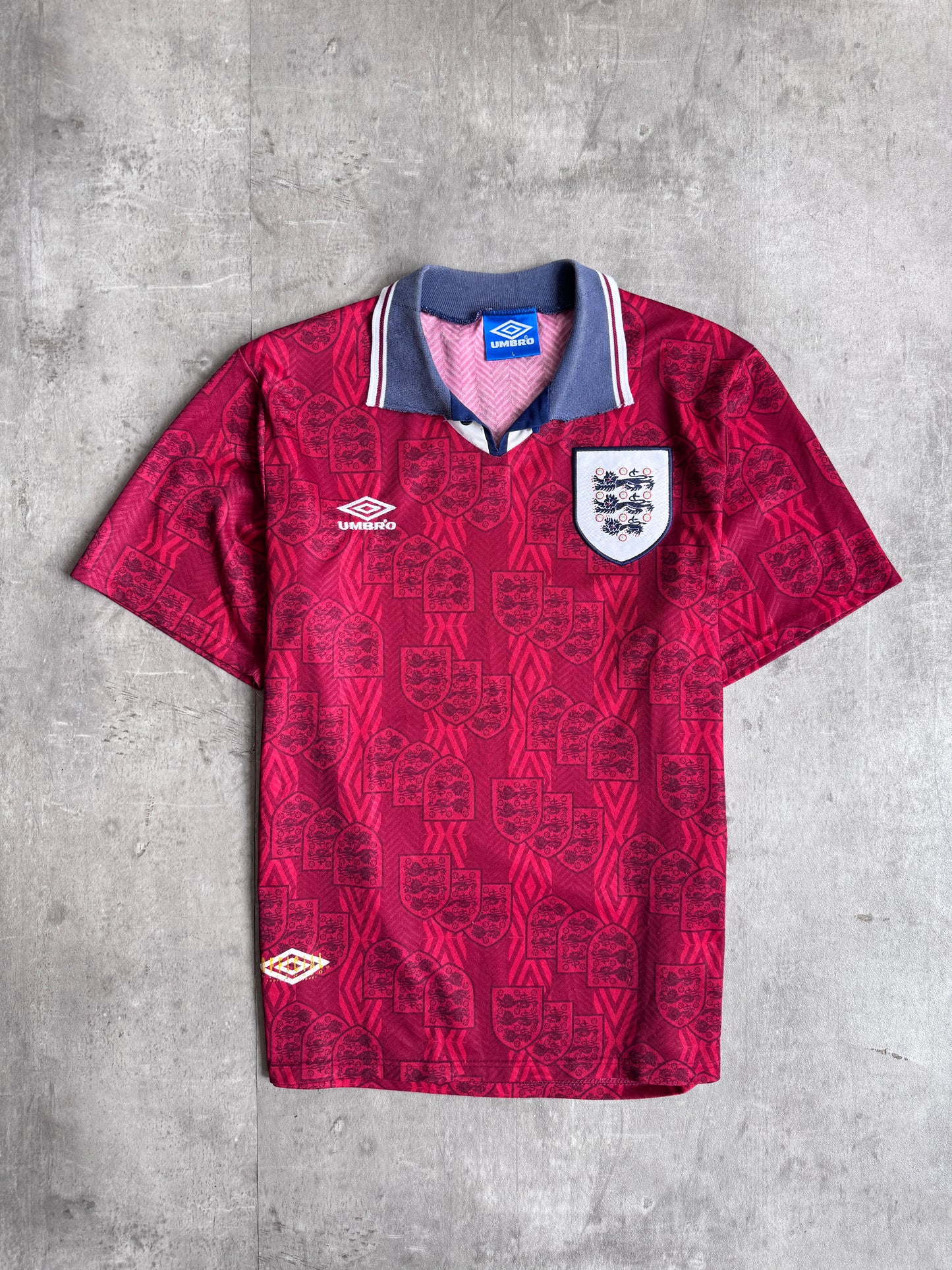1994/95 England Away Umbro Football Shirt