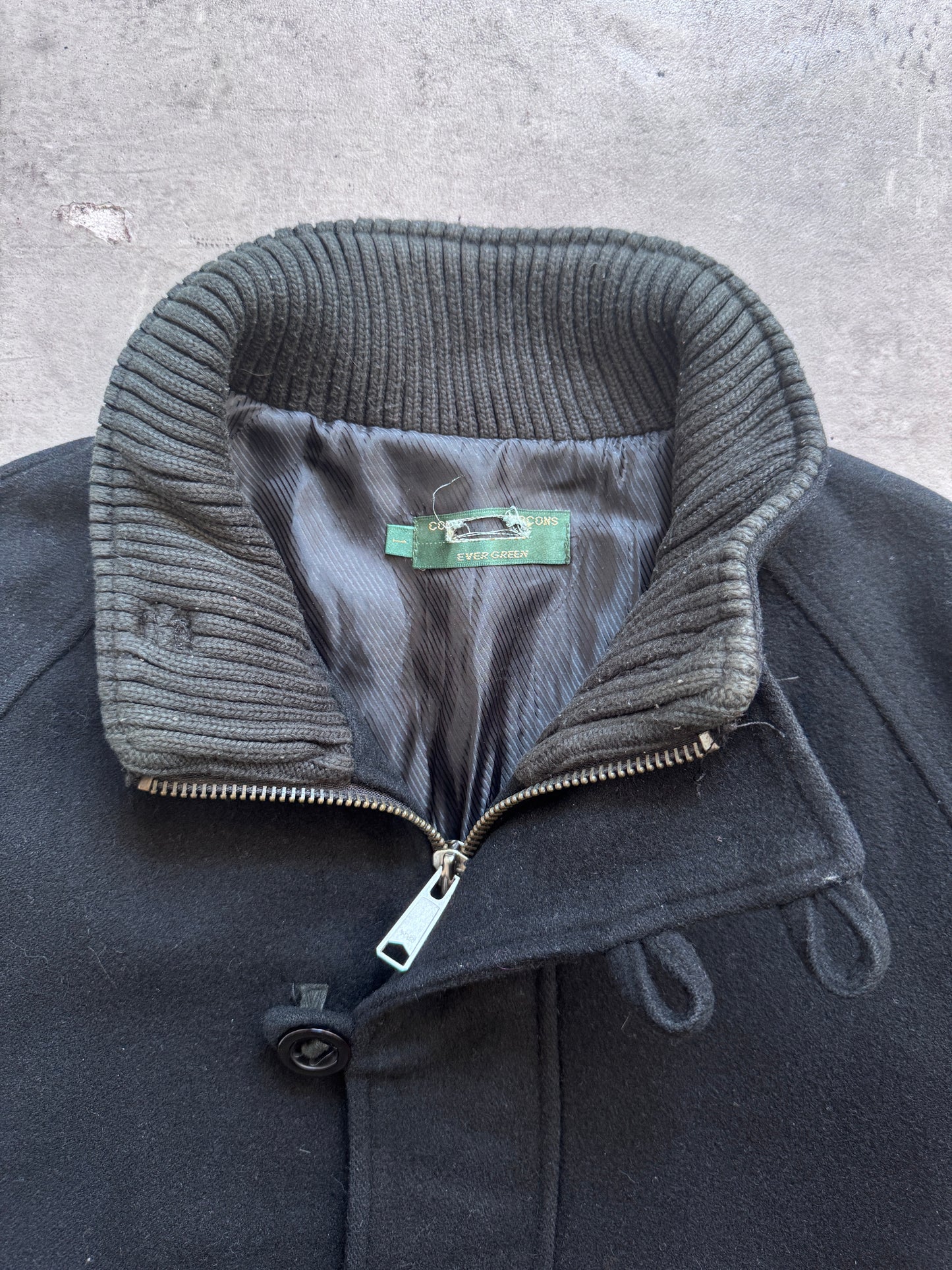 1998 Comme Des Garcons Evergreen Wool Patch Pocket Jacket