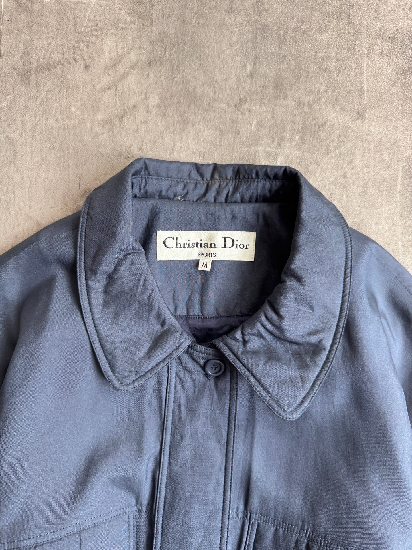 Christian Dior Navy Satin Blouson