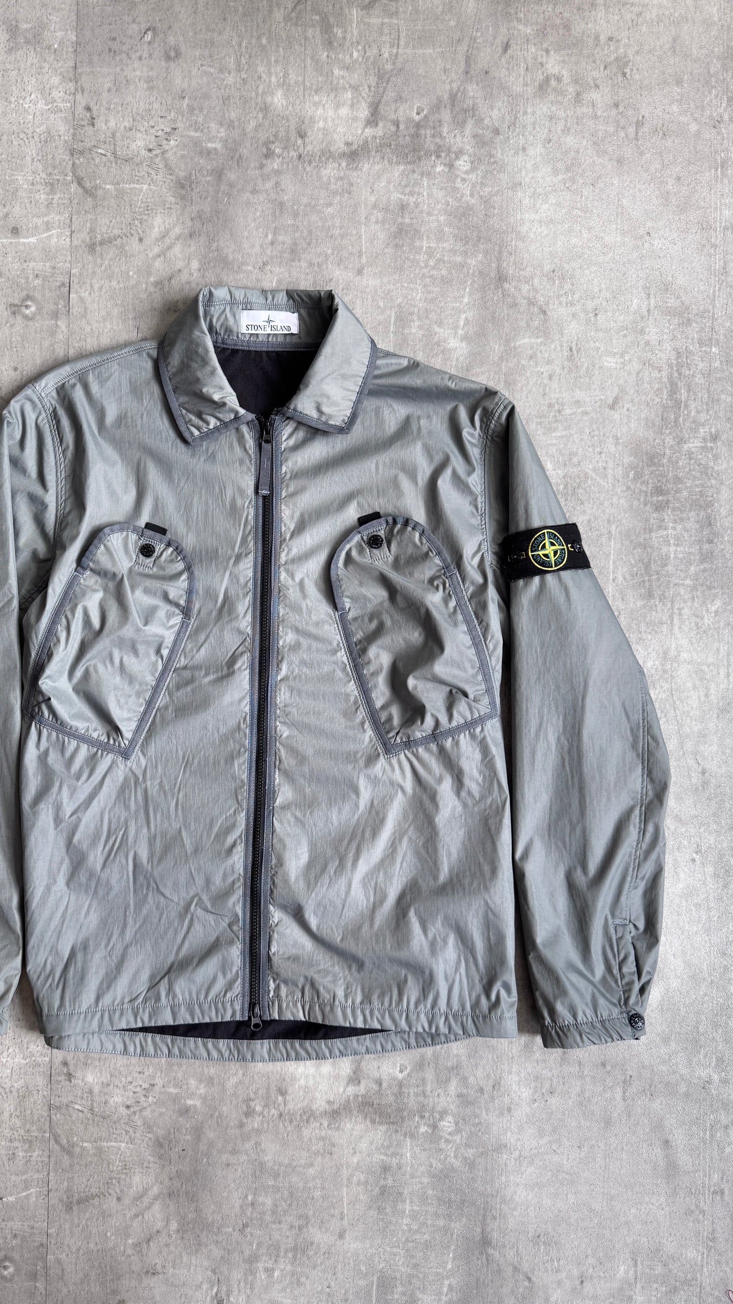 S/S 2019 Stone Island Lamy Flock Overshirt