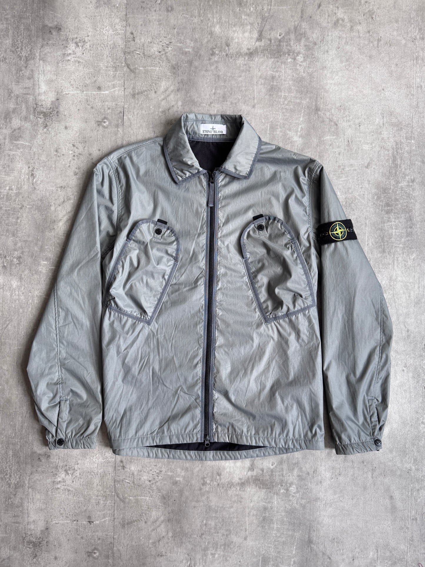 S/S 2019 Stone Island Lamy Flock Overshirt