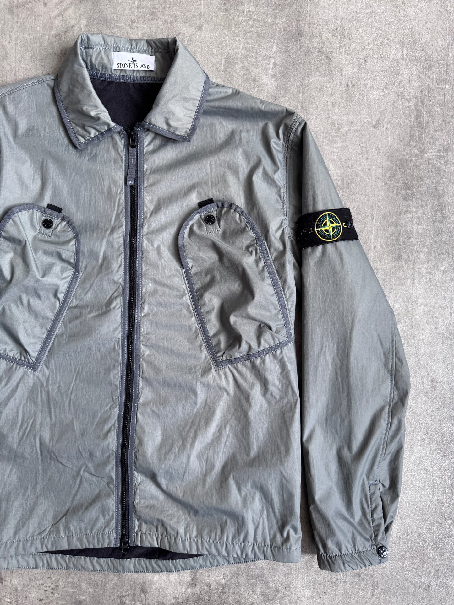 S/S 2019 Stone Island Lamy Flock Overshirt