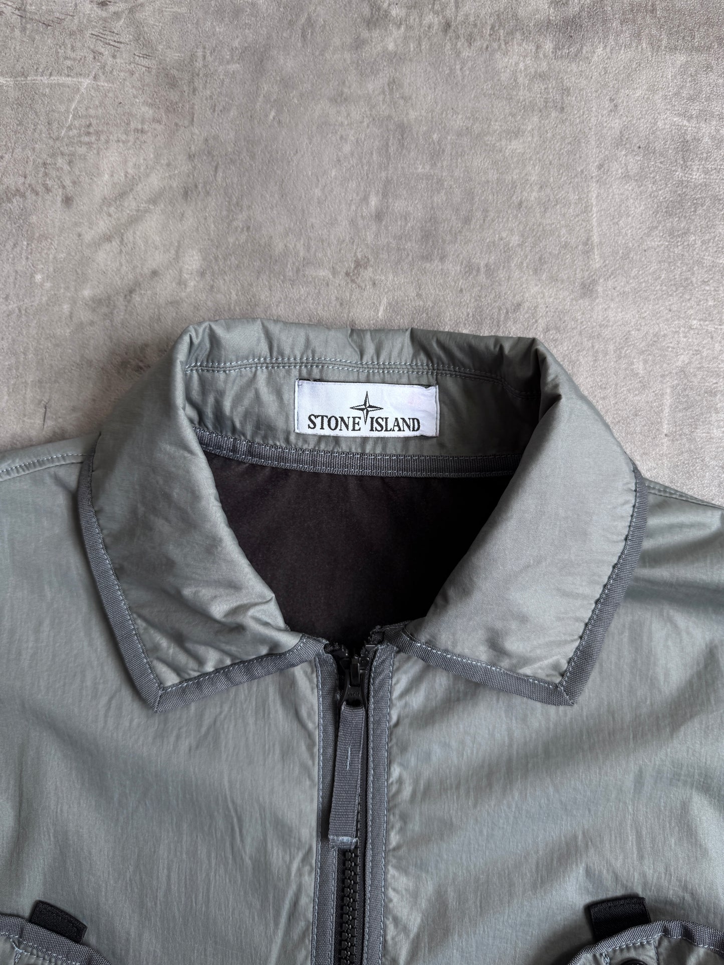 S/S 2019 Stone Island Lamy Flock Overshirt
