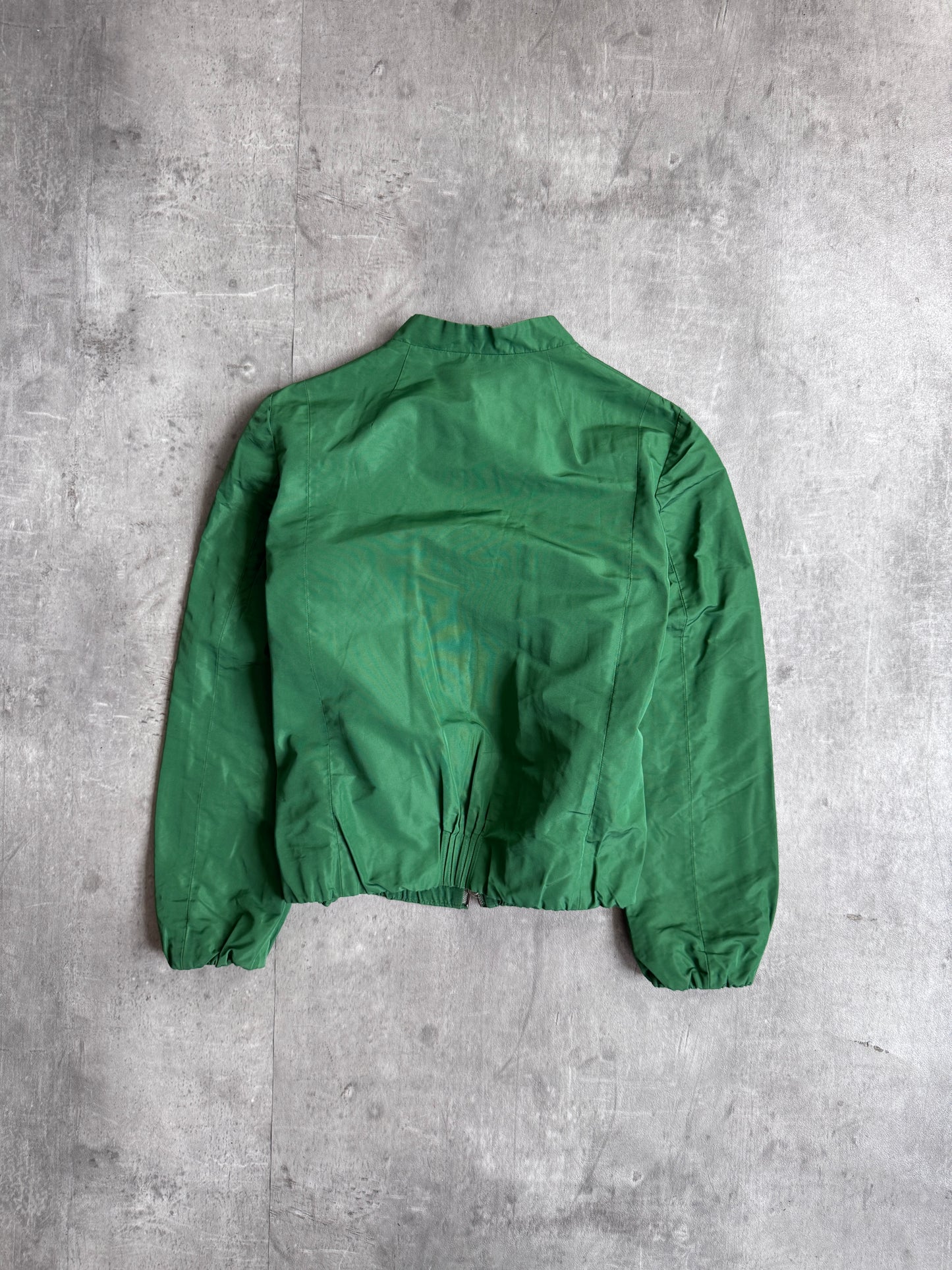 SS2008 MiuMiu Front Bow Cropped Green Jacket