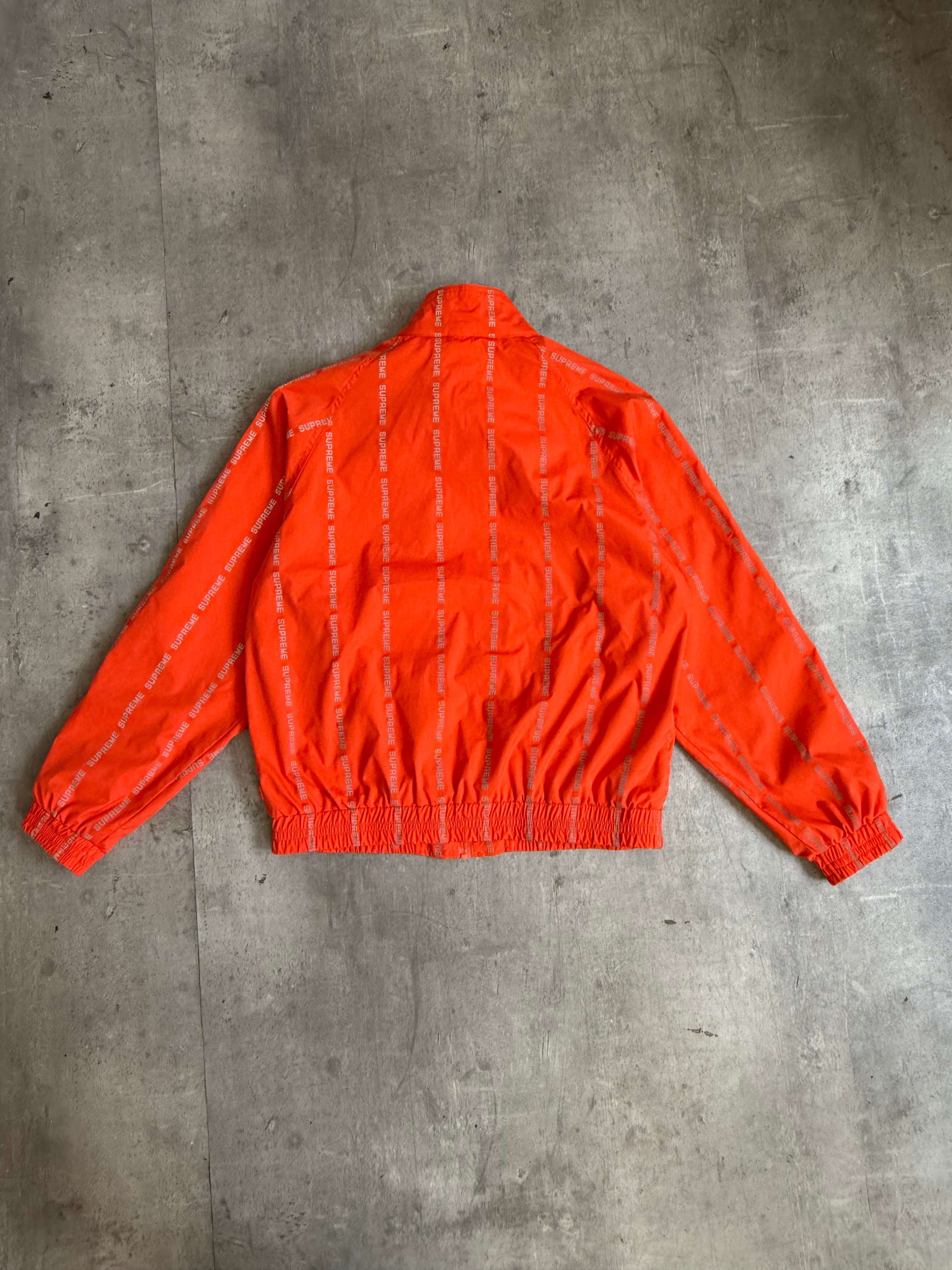 F/W '18 Supreme Reflective Text Neon Track Jacket – Vintage