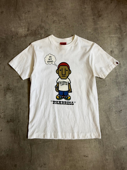 Billionaire Boys Club x Pharrell Williams 'Single Stitch' Bathing Ape Designs Graphic Tee