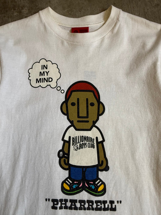 Billionaire Boys Club x Pharrell Williams 'Single Stitch' Bathing Ape Designs Graphic Tee