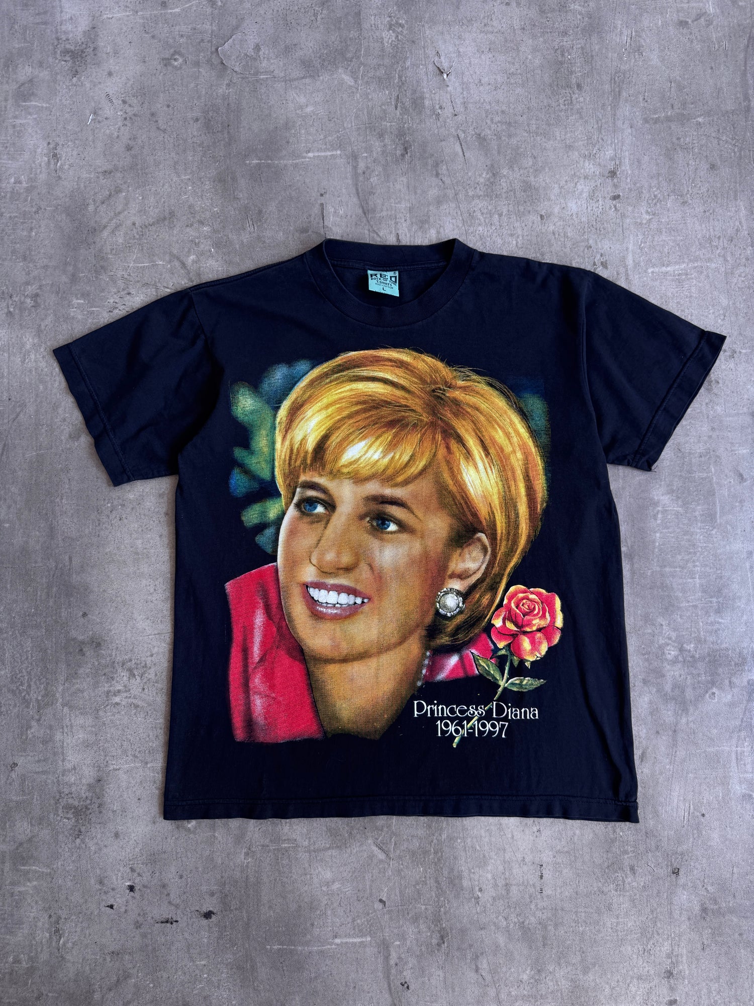 1990's Princess Diana Of Wales Memorial Graphic Tee