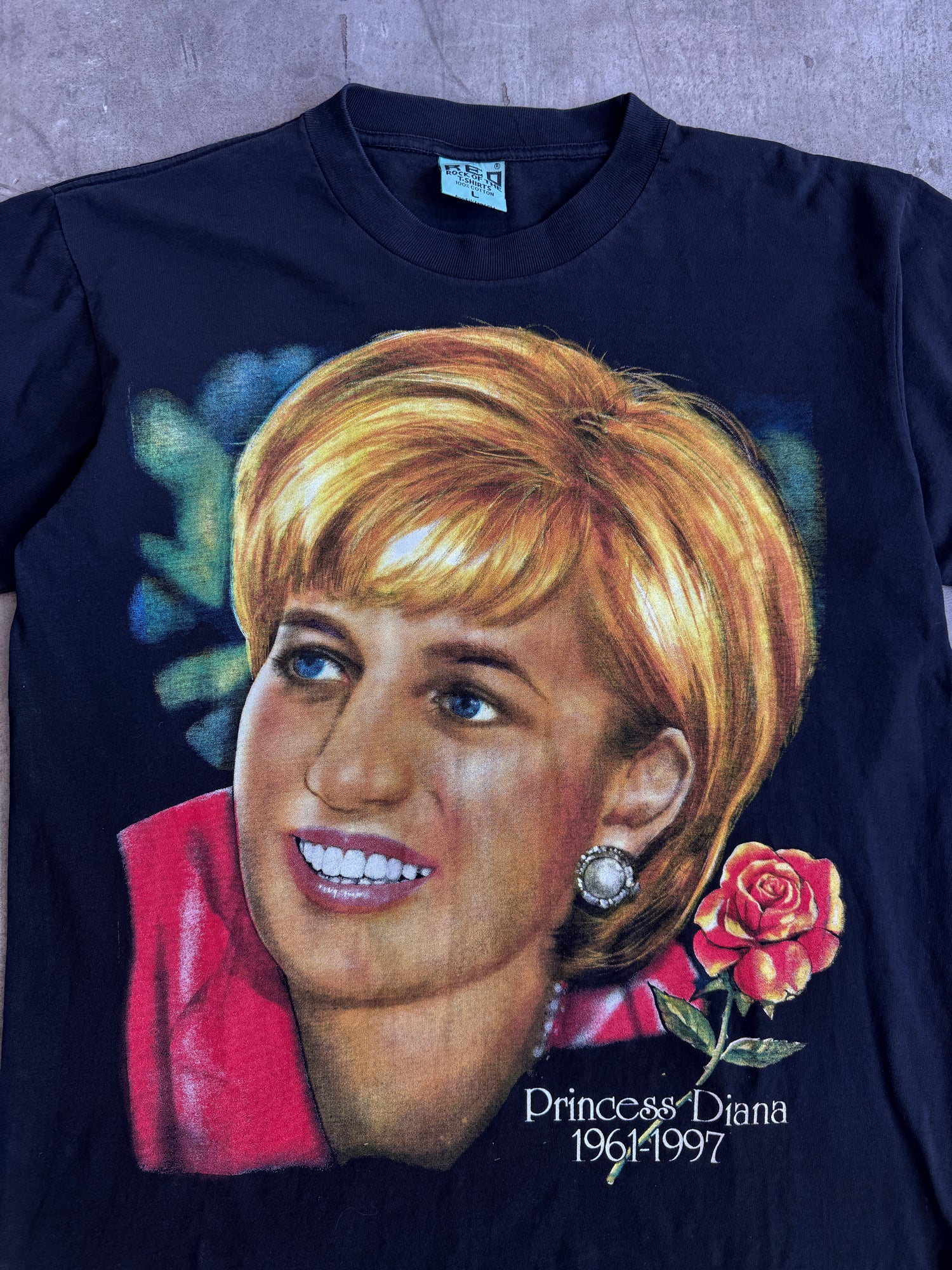 1990's Princess Diana Of Wales Memorial Graphic Tee