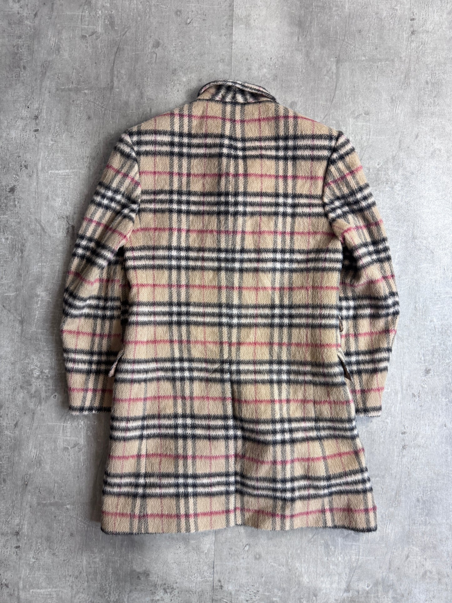 Burberry Classic Nova Check Mohair Overcoat