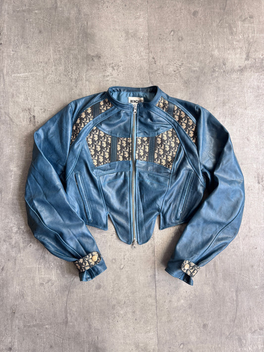 VT Rework: Dior Monongram Cropped Leather Jacket