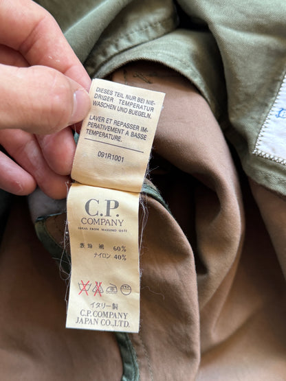 S/S1992 C.P. Company Green Suede Collar Hunting Jacket