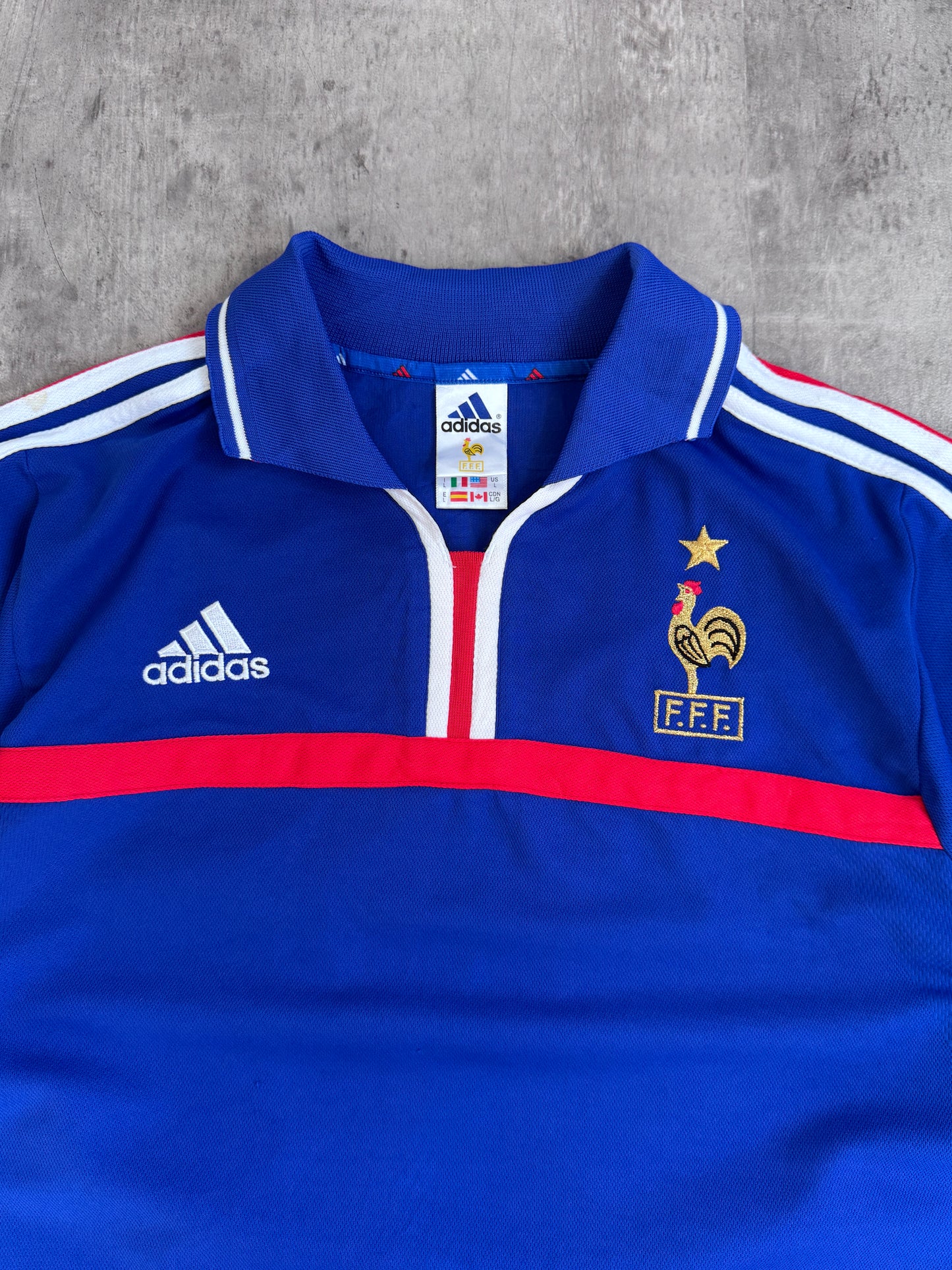 2000/02 France Home 'Zidane 10' Football Shirt