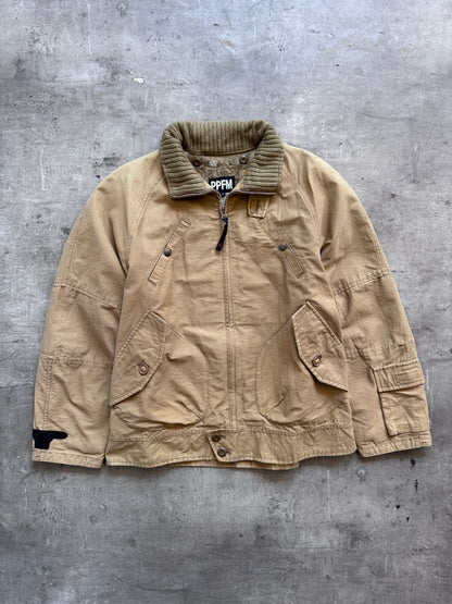 PPFM Sherpa Lined Camel Utility Cotton Jacket