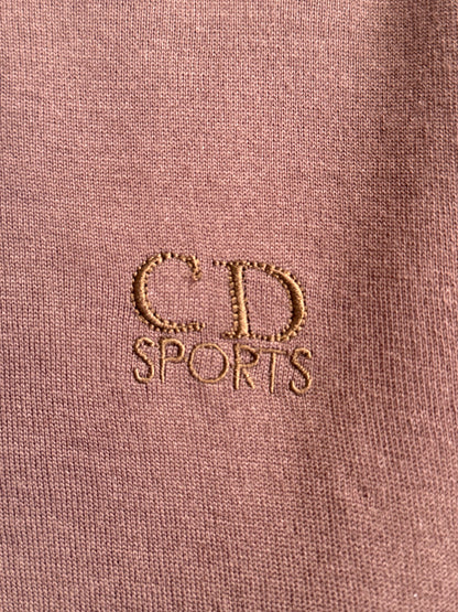 Christian Dior Fine Merino Wool Brown Roll Neck Jumper