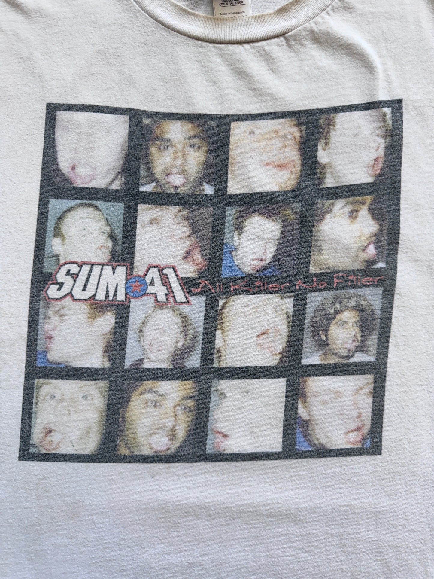 2001 Sum 41 'All Killer No Filler' Tee