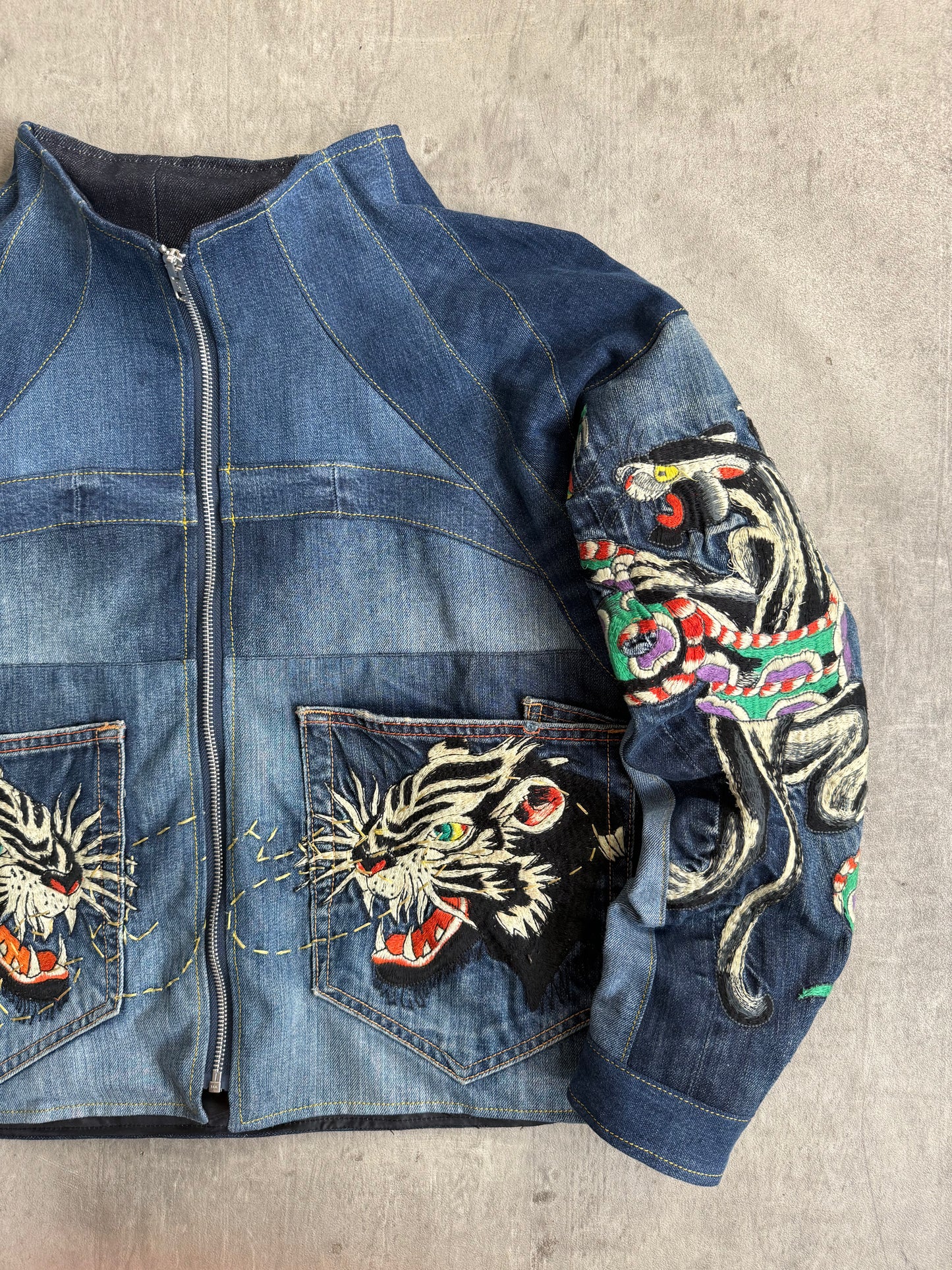 VT Rework: Ed Hardy Denim Boxy Jacket