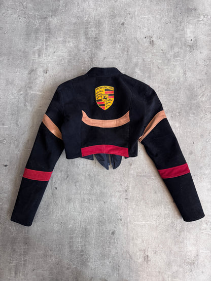 VT Rework: Porsche Suede Cropped Jacket