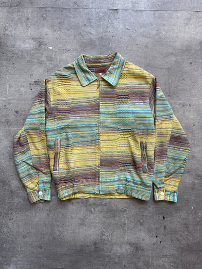 90s Missoni Multi Knit Boxy Work Jacket