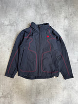 Nike ACG Black Technical Jacket with Red Contrast Details
