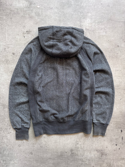 Engineered Garments Mixed Grain Dark Grey Articulated Hoodie
