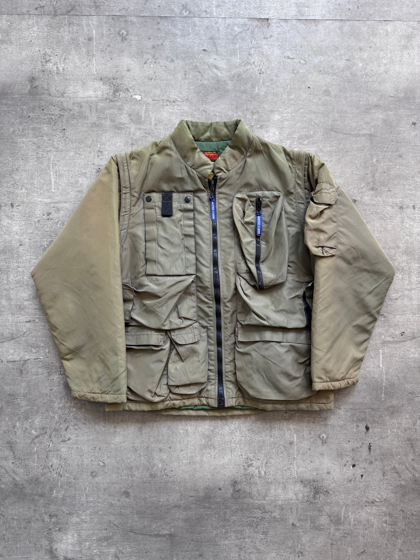 Ultra Rare 1999 Buzz Ricksons Power Equipment Cargo Jacket