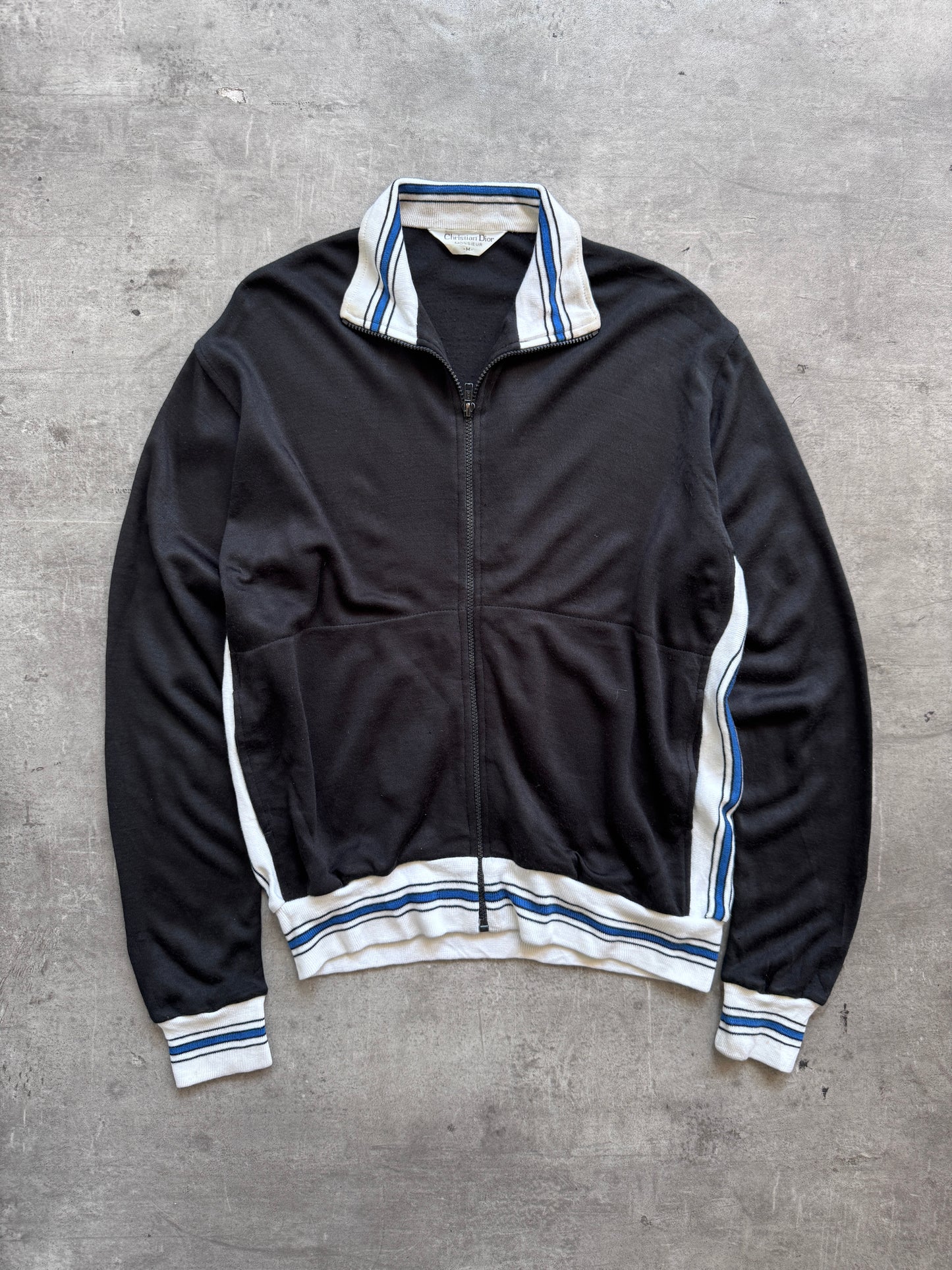 Christian Dior Black Knit Tracksuit Jacket