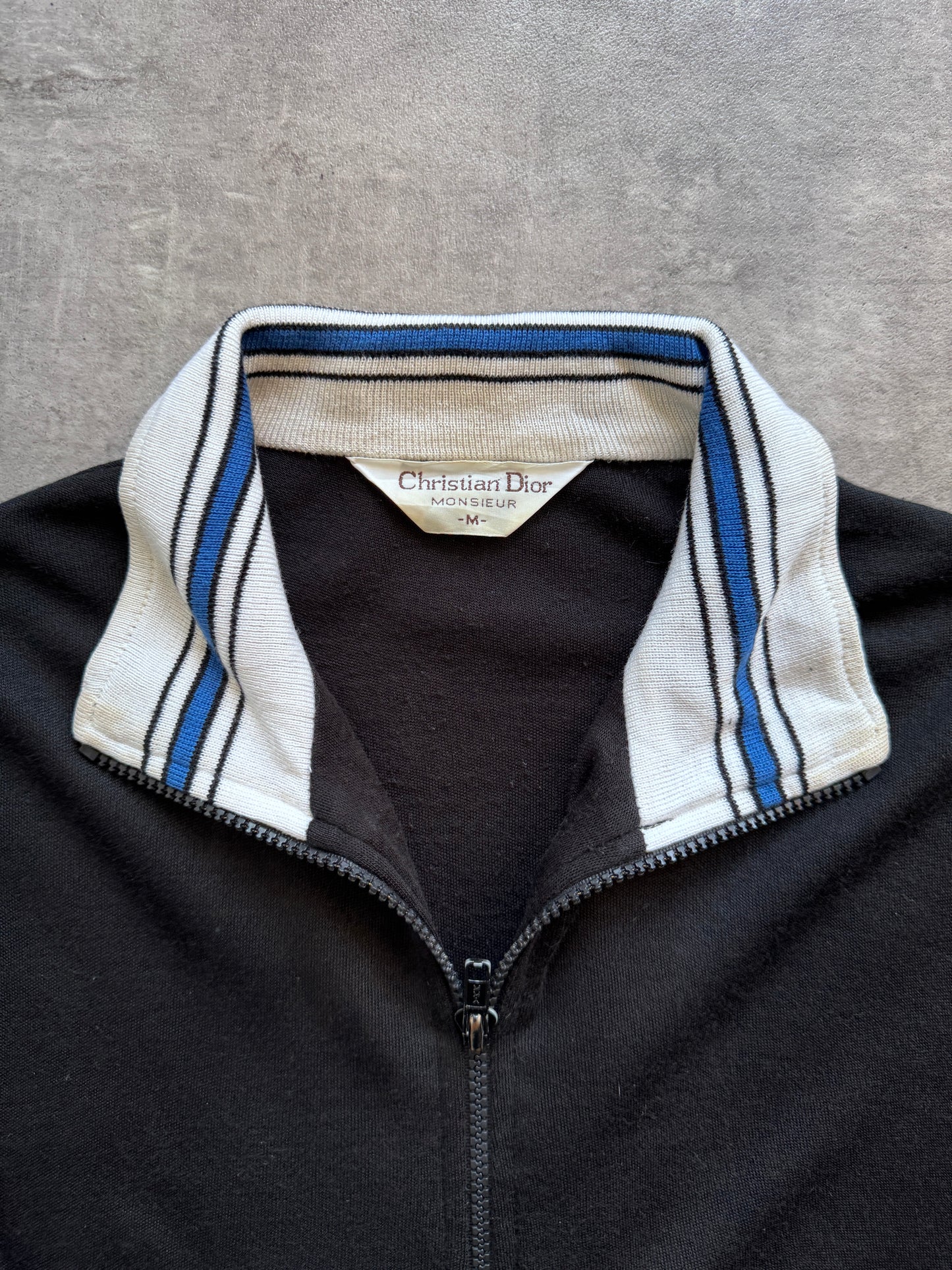 Christian Dior Black Knit Tracksuit Jacket