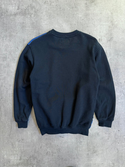 F/W 1990 Moschino Ne Me Jeans Pas! Graphic Print Sweater