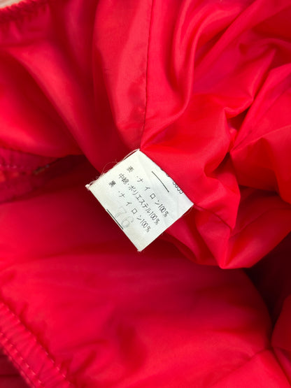 1970s Moncler Red Colour Block Ski Puffer