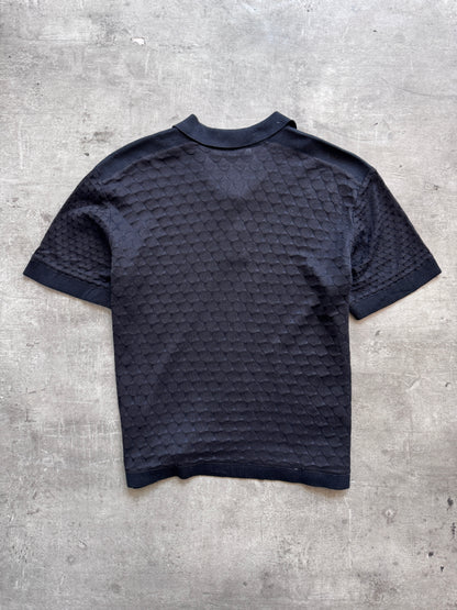 Christian Dior for Pret a Porter Semi Sheer Black Polo