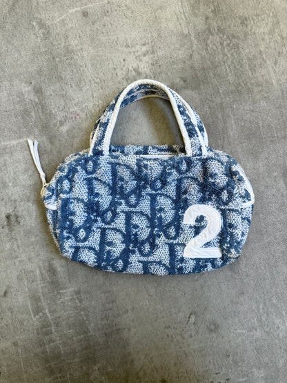 2003 Dior Diorissimo Terry Cloth Mini Boston Bag