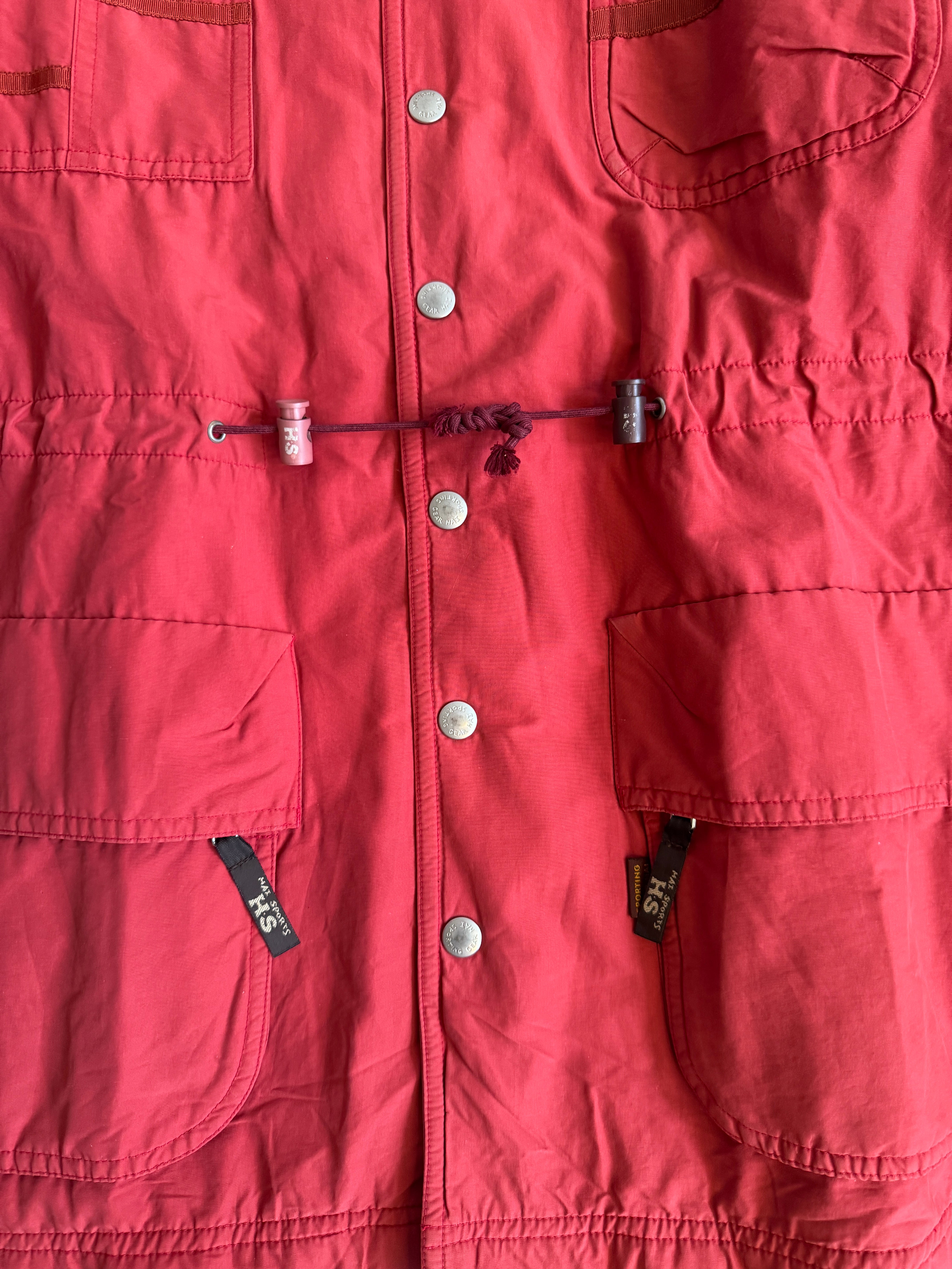 Issey Miyake Hai Sporting Gear Red Fleece lined Tech Jacket – Vintage