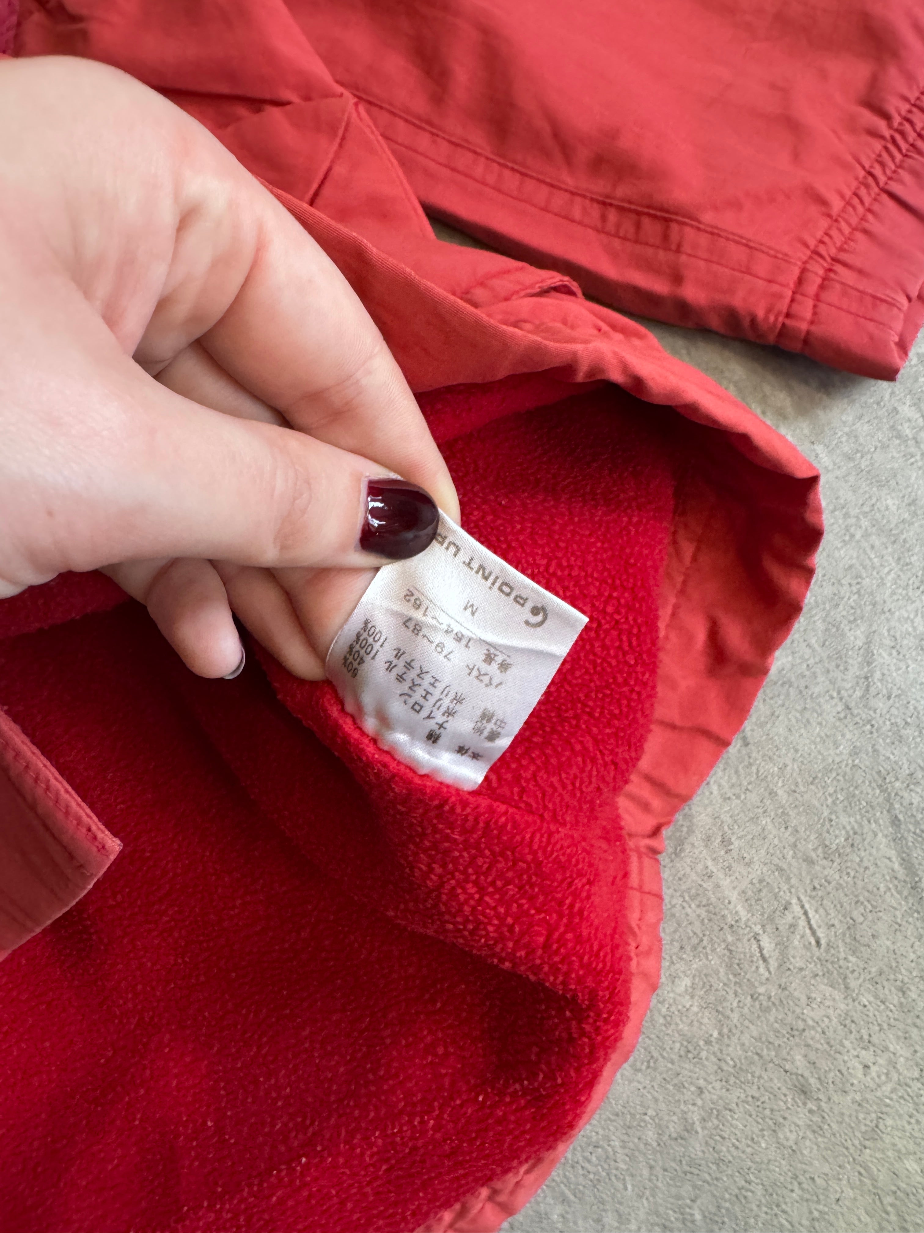 Issey Miyake Hai Sporting Gear Red Fleece lined Tech Jacket – Vintage