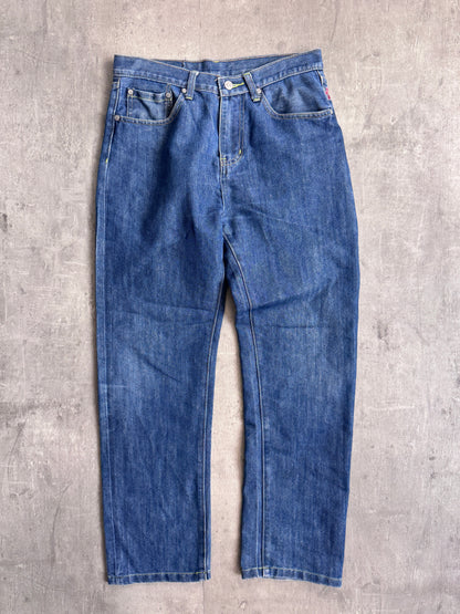 Sugo Warrior Koi Embroidered Jeans