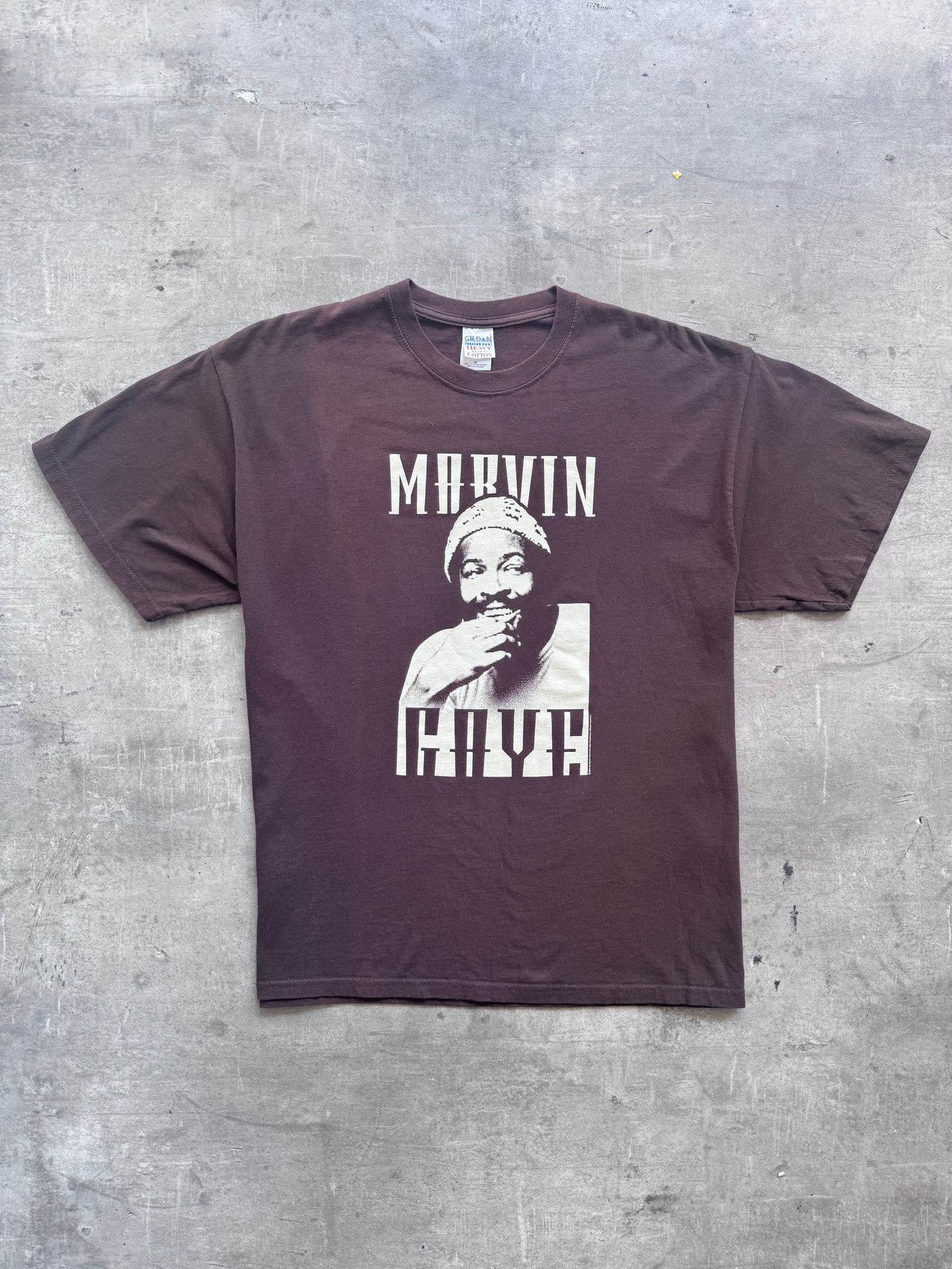 2004 Marvn Gaye Printed Graphic Tee