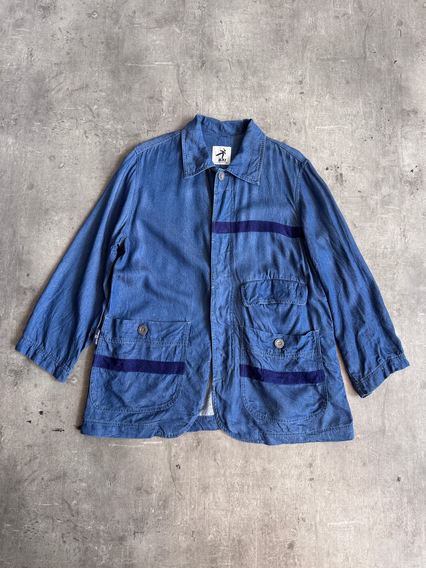 Issey Miyake Hai Sporting Gear Denim Chore Jacket (Sold As Seen)
