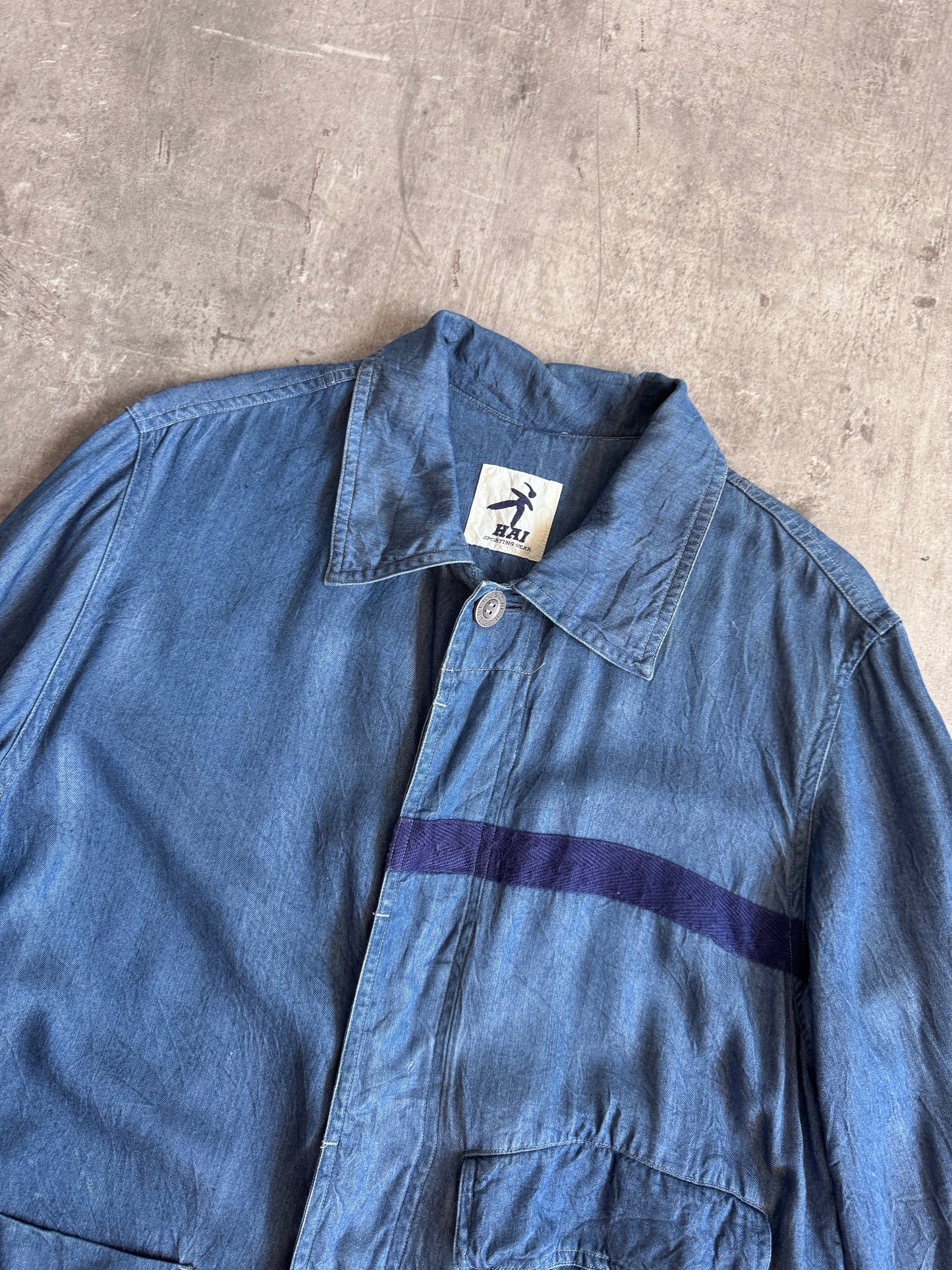 Issey Miyake Hai Sporting Gear Denim Chore Jacket (Sold As Seen)
