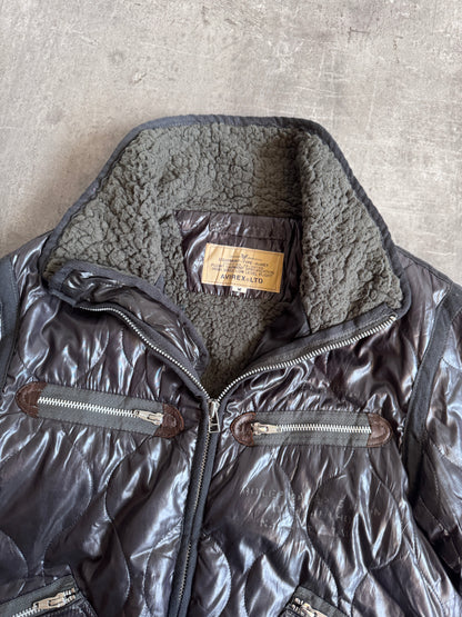 Avirex Fleece Lined Quilted Puffer Jacket