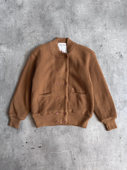 Christian Dior Brown Knit Bomber