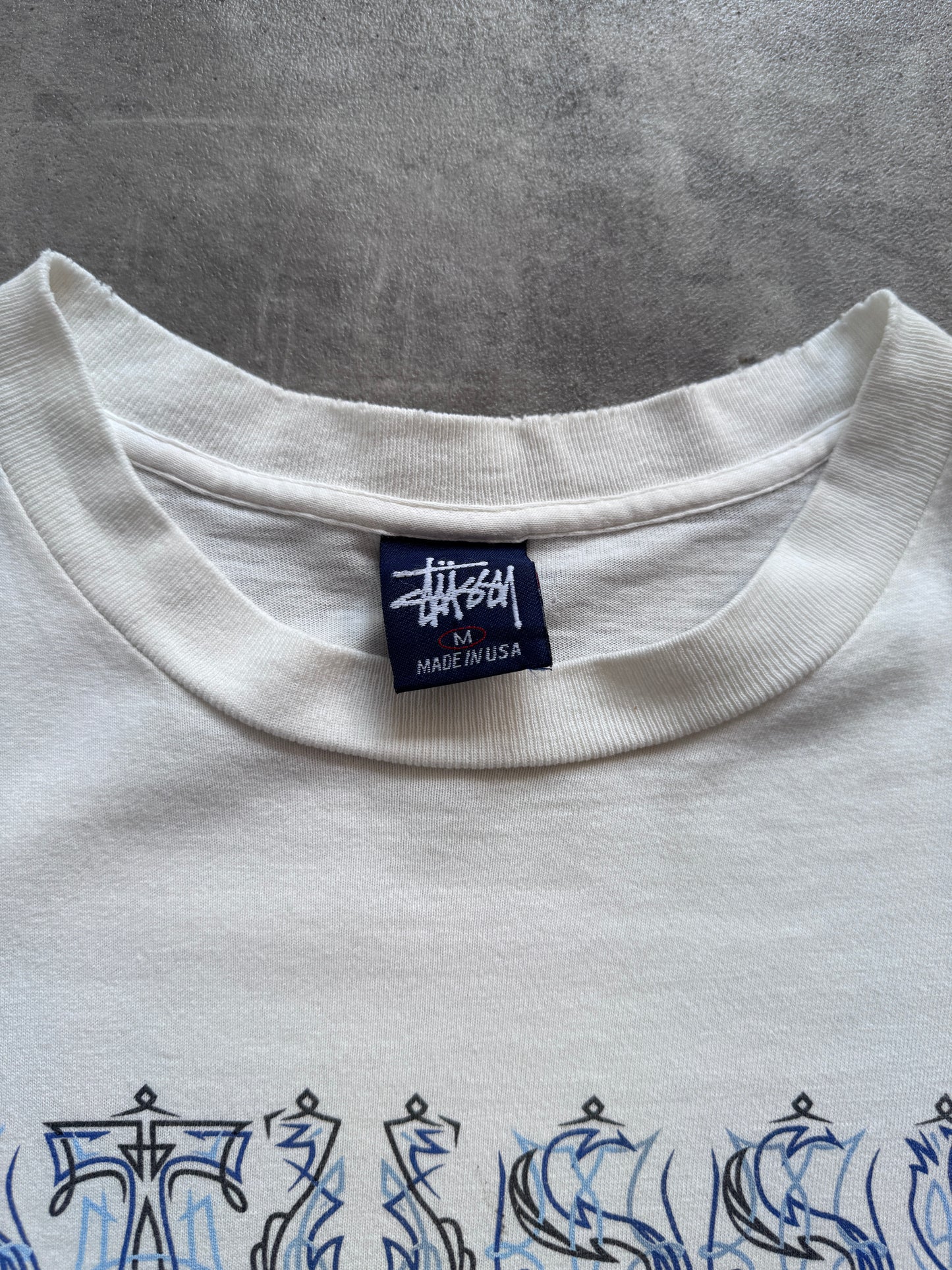 Single Stitch Stussy Graphic Tee