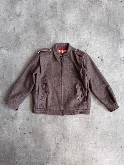 Christian Dior Tweed Structured Bomber