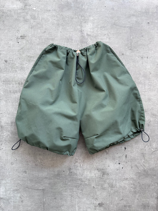 VT Rework : Drawstring Cargo Green Shorts