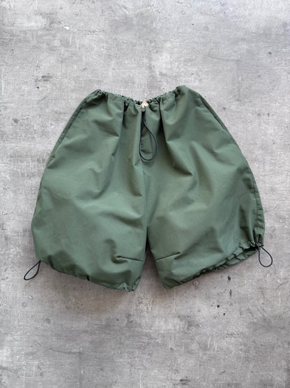 VT Rework : Drawstring Cargo Green Shorts