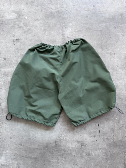 VT Rework : Drawstring Cargo Green Shorts