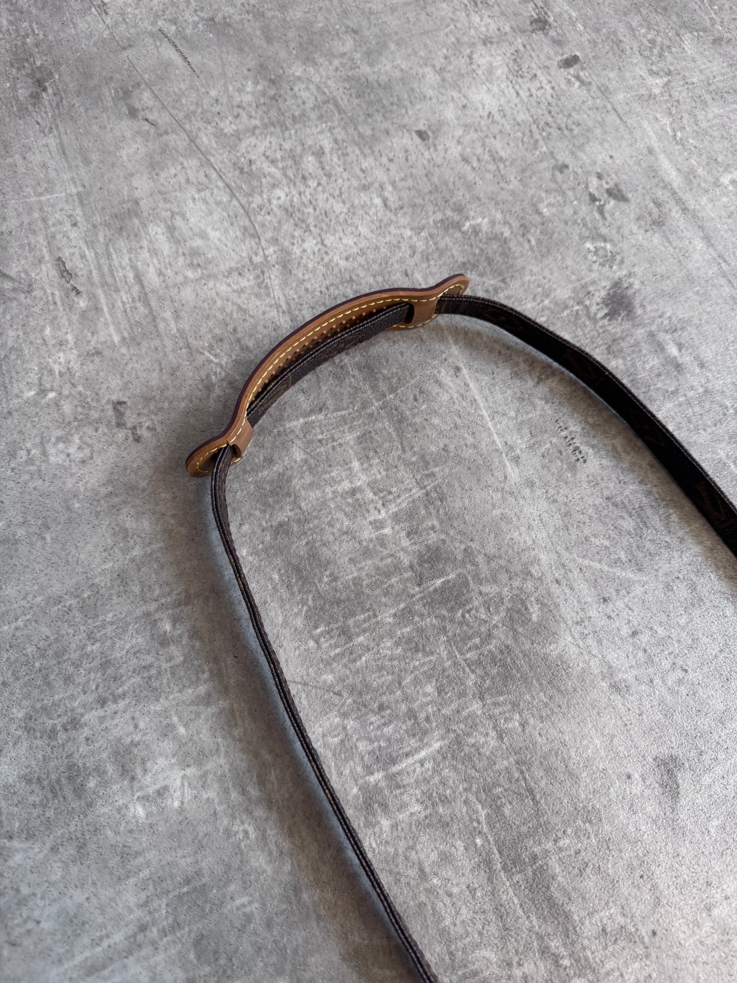 Louis Vuitton Brown Monogram Print Crossbody Bag