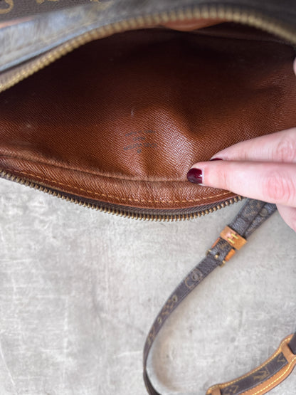 Louis Vuitton Brown Monogram Print Crossbody Bag