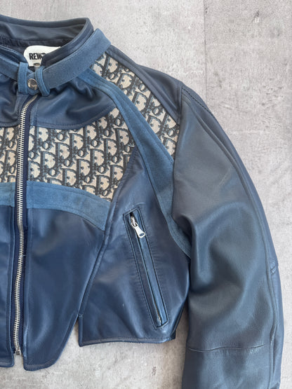 VT Rework: Dior Leather Detailed Suede Cropped Jacket