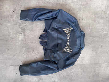 VT Rework: Dior Leather Detailed Suede Cropped Jacket