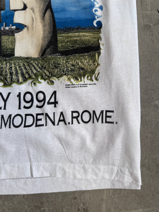 1994 Single Stitch Pink Floyd "The Division Bell" Europe Tour Promo Graphic Tee